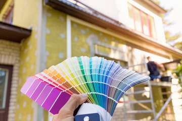 Travaux de peinture de façades aux alentours de Soussans